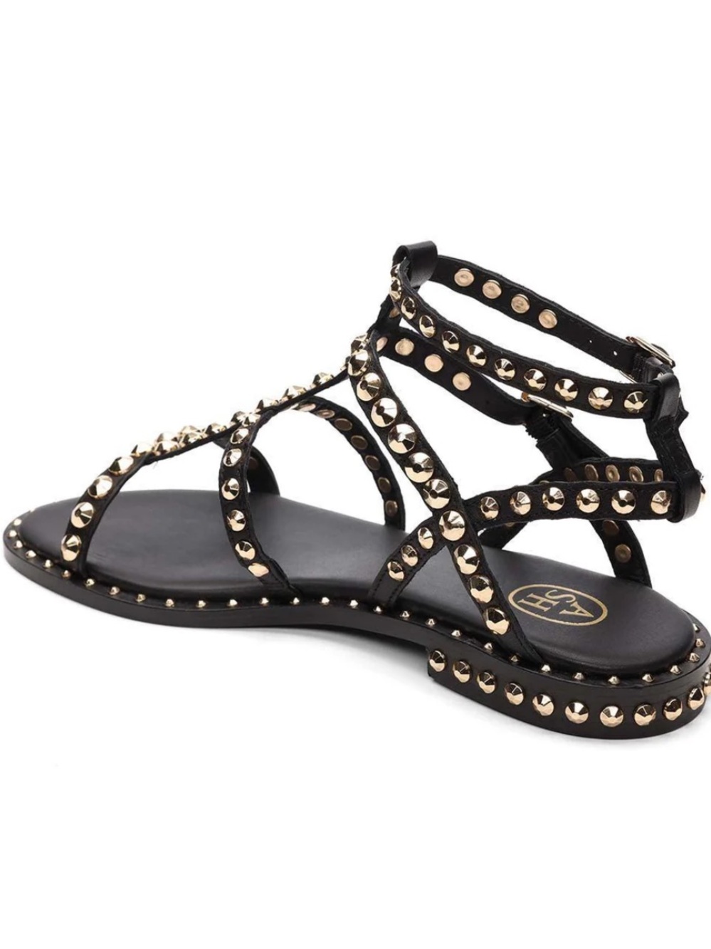 ASH PRECIOUS TEXTURE STUDDED FLAT SANDAL Side 38 - Picture 3 of 11